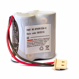 Batteri GP2CR123A-C til Visonic alarm 